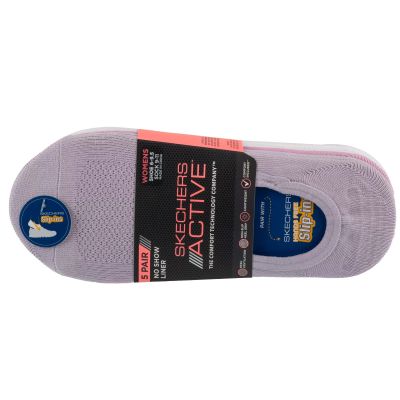 Skechers 5er-Pack Mikrofaser-Innensocken S113836-PRLV Lila 36-40