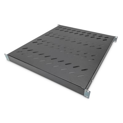 2. Digitus-Regal mit variablen Montageschienen zur Festinstallation in 483 mm (19") Schränken