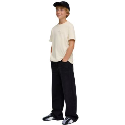 5. Puma ESS Small No. 1 Logo Centered Tee für Kinder Beige 692975 87