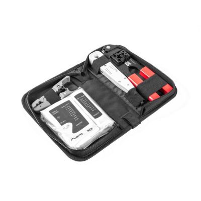 4. Lanberg NT-0301 LAN-Netzwerk-Aufbau-Werkzeugset (schwarz)