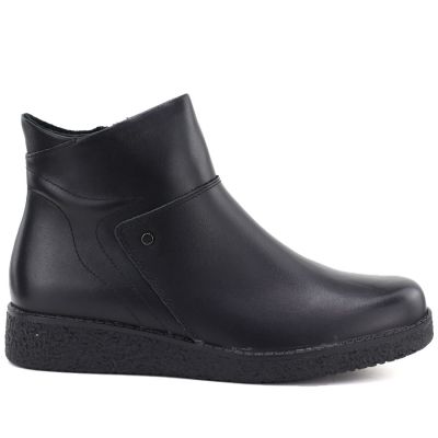2. Sergio Leone BT-12-S Schwarze Leder-Keilstiefeletten