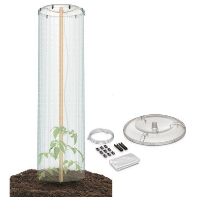 Folienabdeckung für ein Gewächshaus-Bewässerungssystem für Tomatentöpfe