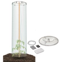 Folienabdeckung für ein Gewächshaus-Bewässerungssystem für Tomatentöpfe