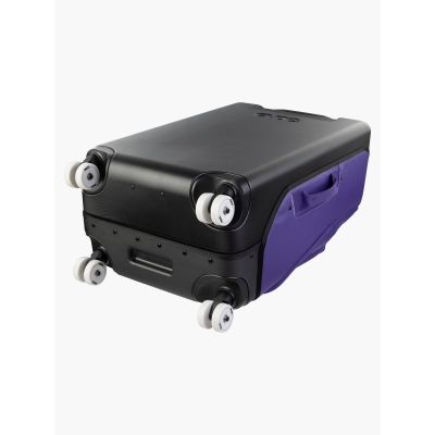4. EVOC 4-Rad-Trolley 100 Koffer violett/schwarz