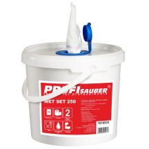 Tücher im Eimer mit Einweichspender ProfiSauber WET SET 250