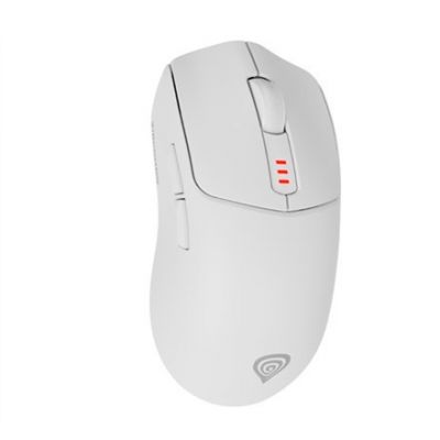 15. GENESIS Zircon 500 Gaming-Maus, rechte Seite, RF Wireless + Bluetooth + USB Typ-C, optisch, 10000 DPI