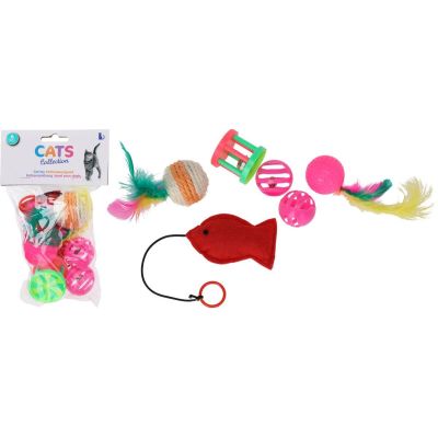 25. SET MIT 6 KATZENSPIELZEUGEN