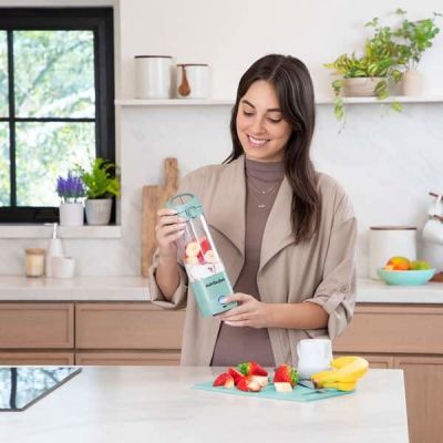 6. Nutribullet NBP003LBL Tragbarer Standmixer, Hellblau