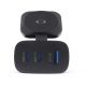 2. RealPower 450476 Mobiles Ladegerät Powerbank, Smartwatch, Tablet Schwarz AC Kabelloses Laden Schnellladen intern