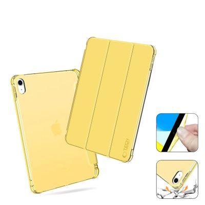 3. Tech-Protect SC Pen Hybrid Hülle für iPad 10 / 2022 – Gelb – Transparent
