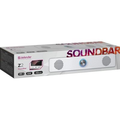 7. DEFENDER SOUNDBAR Z2 6W LED WEISS 65192