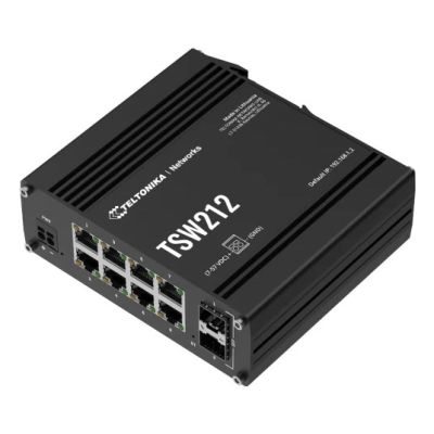 2. Teltonika TSW212 Managed L2 Gigabit Ethernet (10/100/1000) Schwarz