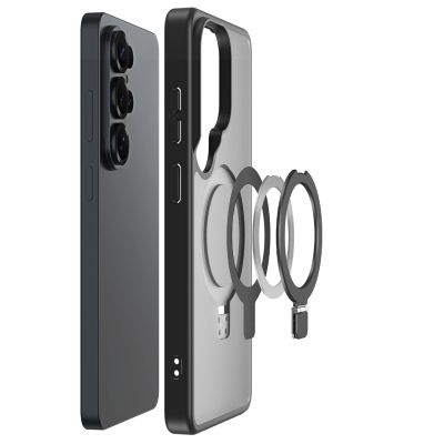 3. Dux Ducis Yind Hülle für Samsung Galaxy S26 Ultra mit Ständer, kompatibel mit MagSafe – Schwarz