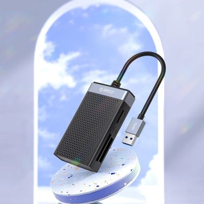5. Orico CL4D-A3 USB-A 3.0 SD microSD CF MS 5 Gbit/s Speicherkartenleser – Schwarz und Silber