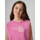 4. Ärmelloses Mädchen-T-Shirt mit Aufdruck 4F 4FJRSS26TSLEF328-54S