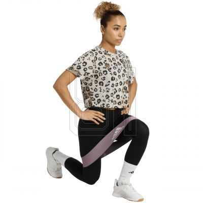 6. adidas Workout Essentials Print AOP W T-Shirt JY4604
