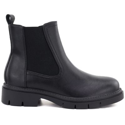 6. Schwarze Damen-Ankle-Boots aus Leder von Sergio Leone, Modell BT-01-S