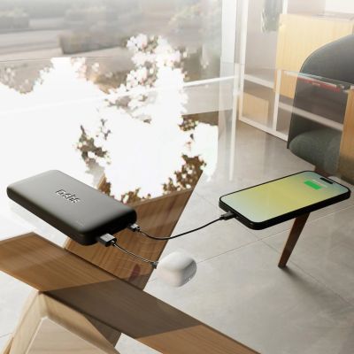 9. SBS Infinity Powerbank 10000mAh 10W LiFePo₄ USB-A USB-C - Schwarz