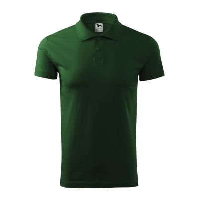 5. Malfini Single J. M MLI-20206 Flaschengrünes Poloshirt