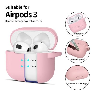 2. Tech-Protect Silikon-Hakenhülle für Apple AirPods 3 – Pink