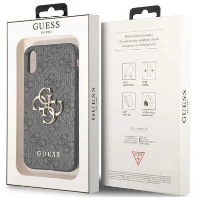 7. Guess 4G Big Metal Logo iPhone X/XS Hülle - Grau