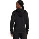 3. adidas Tiro 25 Hoodie mit durchgehendem Reißverschluss für Damen, Schwarz, JD9079