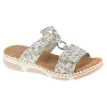 Rieker Pantoletten 66292-90 Weiß 36
