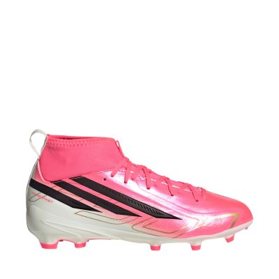 Adidas F50 Hyperfast League Mid FG Kinder-Fußballschuhe Pink KK1315