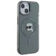 4. Karl Lagerfeld KLHMP15SHLSKIK iPhone 15 6,1" schwarz/schwarzes Hardcase IML Metal Karl Head MagSafe