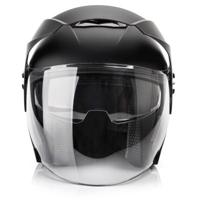 10. Meteor Hekato M Motorradhelm 57-58 cm schwarz