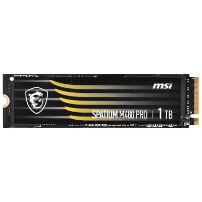 MSI SPATIUM M480 Pro 1 TB PCIe 4.0 NVMe M.2 2280 SSD