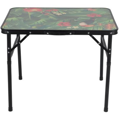 12. Campingtisch 75x55x25-59cm Flower Enero Camp