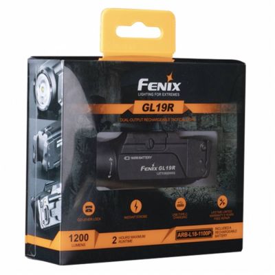 6. Fenix Tactical LED-Pistolentaschenlampe 1200lm 210m USB-C - GL19R