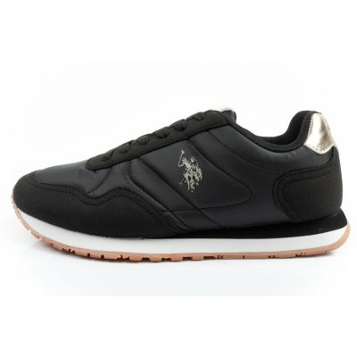2. US Polo Assn Sportschuhe, Sneaker für Damen, modisch, bequem, schwarz