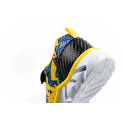 7. Leomil Kinder-Sportschuhe Pokémon-Sneaker, leicht, mit Klettverschluss und LED-Beleuchtung, schwarz-gelb