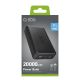 2. Powerbank Puro Fast 20000 mAh 2x USB-A + 1x USB-C - schwarz