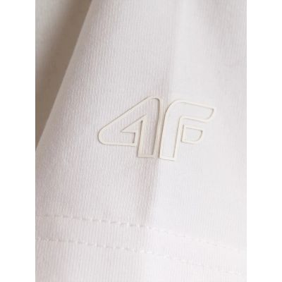 5. Damen-T-Shirt, schmal geschnitten, einfarbig, 4F 4FRMM00TTSHF3619-10S