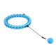 6. HMS HHW01 Hula Hoop Reifen mit Nieten und Gewicht, blau