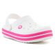 CROCS CROCBAND KINDER CLOG WEISS/PINK CRUSH 207006-6WU