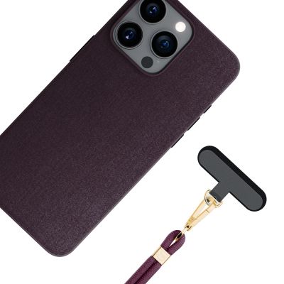 14. 3mk EasyClip Elite Smartphone-Lanyard – Burgunderrot