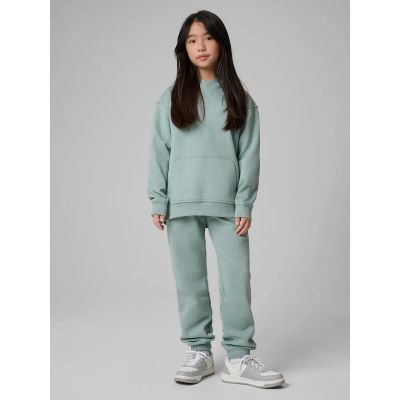 4. Lockerer Mädchen-Sweatshirt mit Kapuze 4F 4FJRSS26TSWSF2716-47S