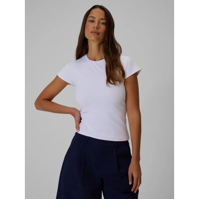 Damen-T-Shirt, schmal geschnitten, einfarbig, Größe 4F 4FRSS26TTSHF4520-10S