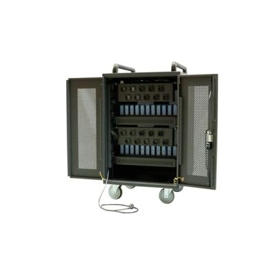 4. Avtek International Avtek Charging Cart 20 Tragbarer Geräte-Management-Schrank Schwarz