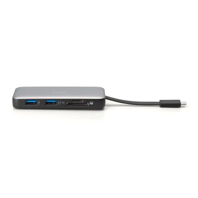 4. USB Typ-C Reise-Dockingstation mit 7 HDMI-Anschlüssen (4K/60Hz, PD 3.0)