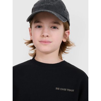 3. Jungen-Sweatshirt ohne Kapuze, ohne Reißverschluss 4F 4FJWSS25TSWSM1713-20S