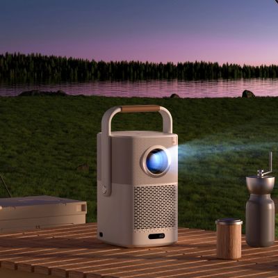 13. Yaber T2 Plus LCD FullHD 1080p Multimedia-Projektor mit JBL-Lautsprechern - Beige