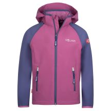 Kinder-Softshelljacke für Jungen/Mädchen Trollkids Kids Rondane Zip Off Jacket XT mallow pink/violet blue (819-242)