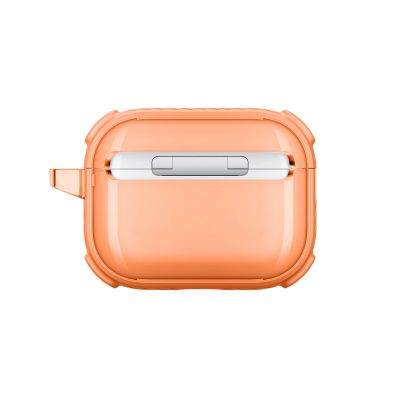 2. AmazingThing Titan Pro Mag Hülle, transparent, für AirPods Pro 3 – Orange