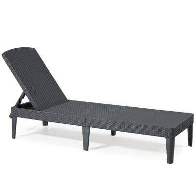 KETER Jaipur 235162 Gartenliege (anthrazitfarben)