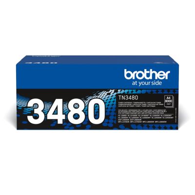 4. Brother Toner Schwarz TN3480=TN-3480, 8000 Seiten